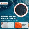 VEVOR Inflatable Floating Dock, √∏8FT Inflatable Dock Platform with √∏5FT Trampoline Mesh Pool, Non-Slip Floating Platform Water Mat with Portable Bag