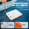 VEVOR Inflatable Floating Dock, 6 x 5FT Inflatable Dock Platform, Non-Slip Water Floating Dock Mat with Portable Carrying Bag & Detachable Ladder, Flo