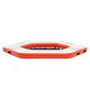 VEVOR Inflatable Floating Dock, √∏8.5FT Inflatable Dock Platform with √∏5FT Trampoline Mesh Pool, Non-Slip Floating Platform Water Mat with Portable B