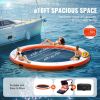 VEVOR Inflatable Floating Dock √∏10FT Water Dock Platform with √∏8FT Mesh Pool